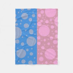 Couverture Polaire Pointeur bleu rose, petit
