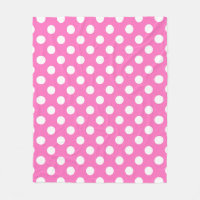 Points blancs sur rose