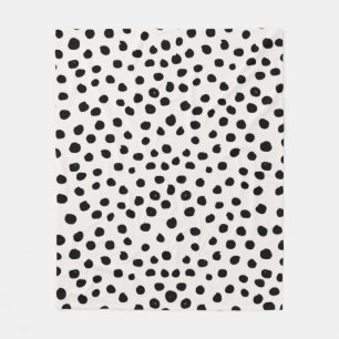 Couverture Polaire Points posters de animaux Noir Et Blanc Dalmatie