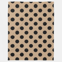 Pois noirs sur beige