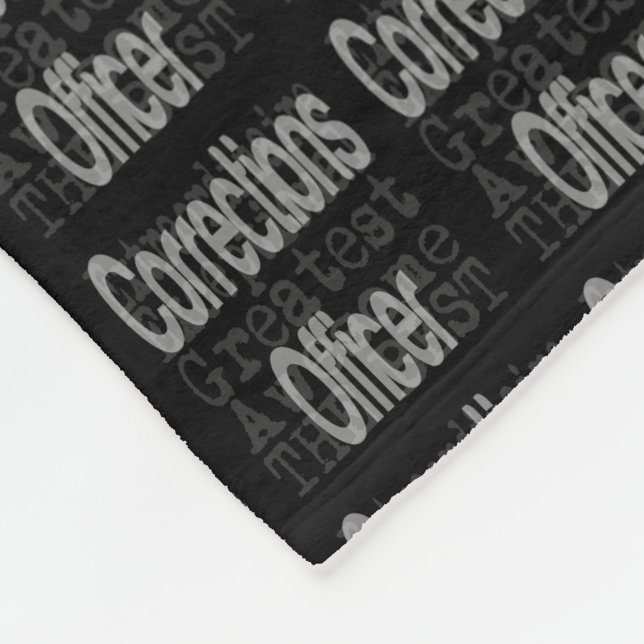 Couverture Polaire Policier (Coin)