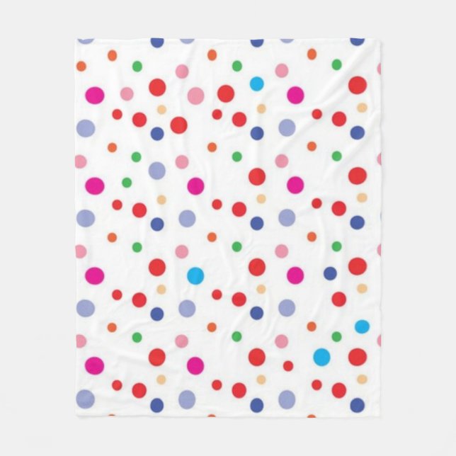 Couverture Polaire Polka dot (Devant)
