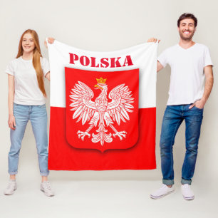 Couverture Polaire Pologne Drapeau Football Patriotique Football Pols