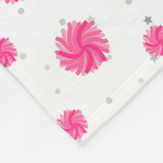 Couverture Polaire Pom rose Motif, Pom-pom girl, Cheer Squad