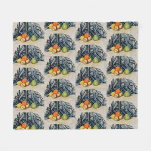 Couverture Polaire Pommes de Cézanne et Tissu Art de Vie Still Nature