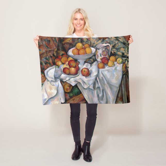 Couverture Polaire Pommes et oranges, Paul Cezanne, 1895-1900 (En situation)