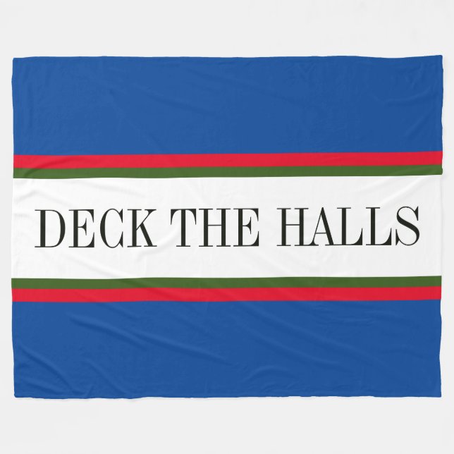 Couverture Polaire PONT HALLS Bleu Rouge Vert Bleu Blancs (Devant (Horizontal))