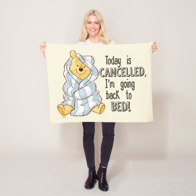 Couverture Polaire Pooh | Le jour est annulé (En situation)