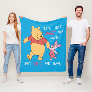 Couverture Polaire Pooh & Piglet   Ce n'est pas ce que nous avons cit