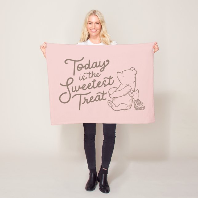 Couverture Polaire Pooh & Piglet Classique | Aujourd'hui c'est la Tre (En situation)