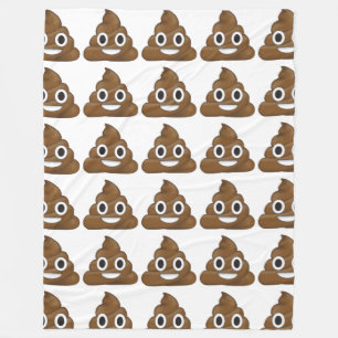 Couverture Polaire Poop émoji