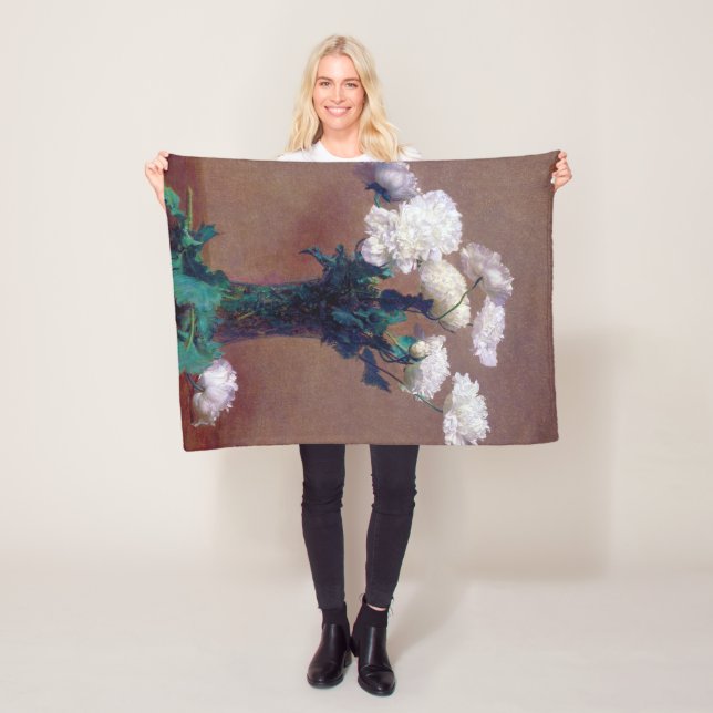 Couverture Polaire Poppies, Henri Fantin-Latour (En situation)