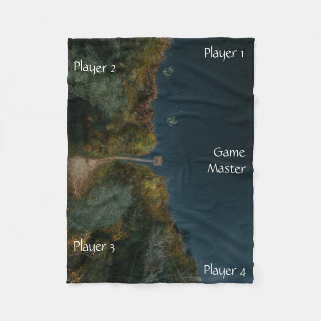 Couverture Polaire Portable Tabletop Gaming Map Water Landing Dock (Devant)