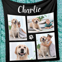 Porte-chien personnalisé Lover 4 Photo Collage