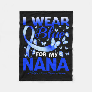 Couverture Polaire Portez Bleu Pour Mon Papillon De Sensibilisation N