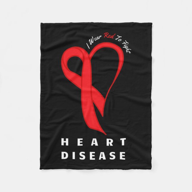 Couverture Polaire Portez du rouge pour combattre la maladie cardiaqu (Devant)