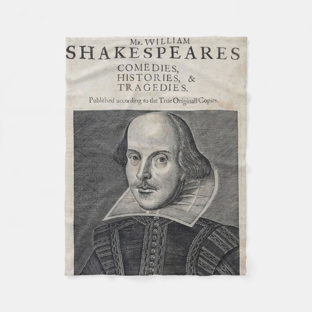 Couverture Polaire Portrait de William Shakespeare (Devant)