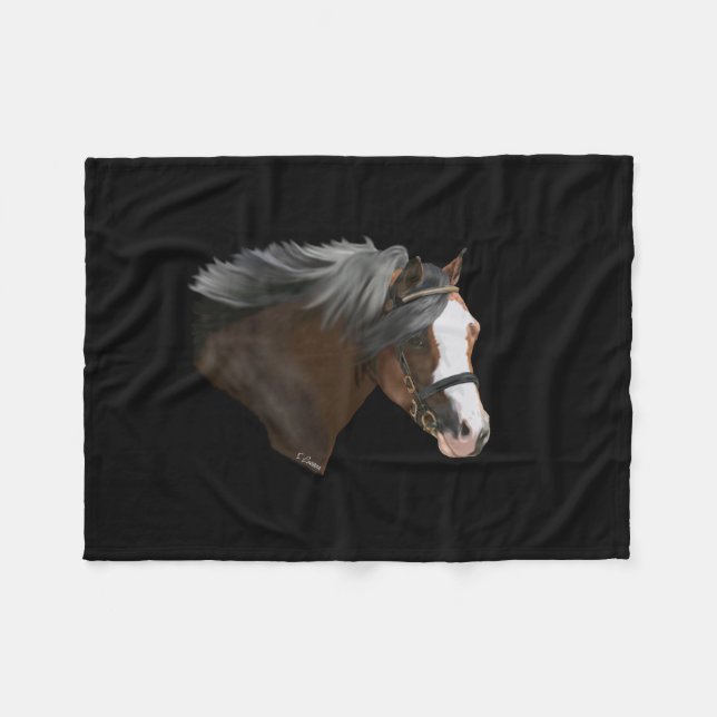 Couverture Polaire Portrait gallois de Pony (Devant (Horizontal))