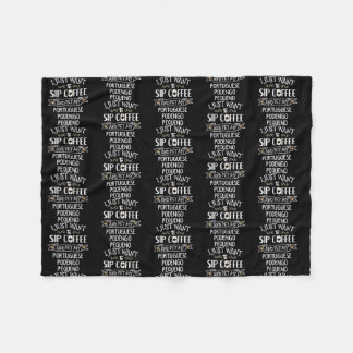Couverture Polaire Portugais Podengo Pequeno Cadeau Sip Café Animal M