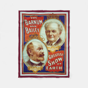 Couverture Polaire Poster de Barnum et Bailey Vintage Circus
