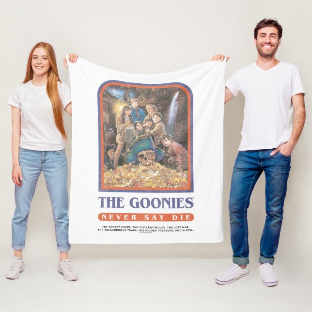 Couverture Polaire Poster de l'anniversaire du trésor des Goonies (En situation)