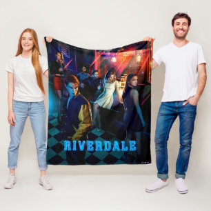 Couverture Polaire Poster de Riverdale Inside Pop's Diner