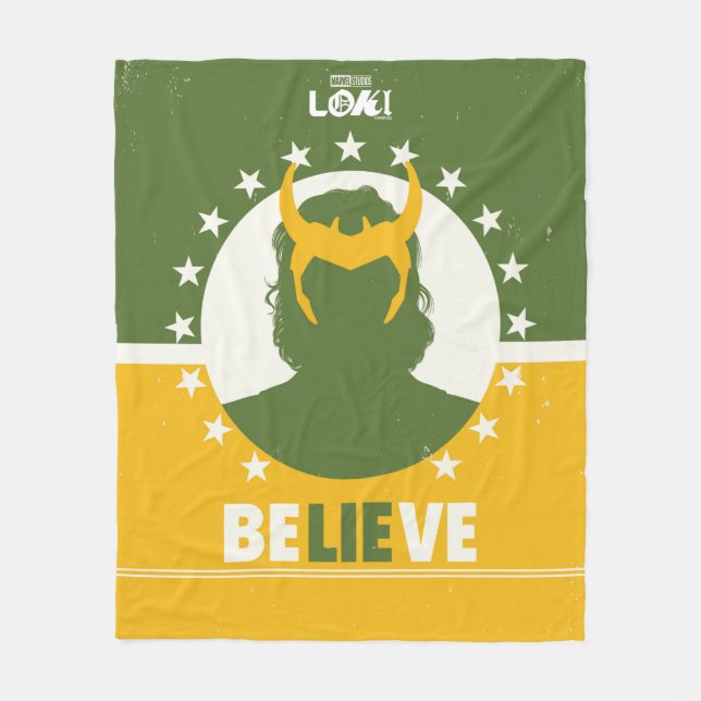 Couverture Polaire Poster du Président Loki "Believe" (Devant)