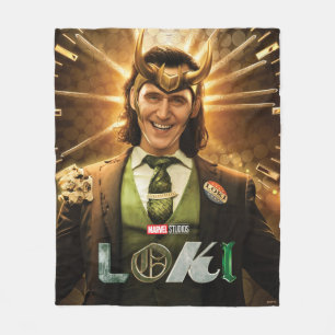 Couverture Polaire Poster du président Loki TVA