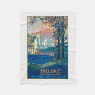 Couverture Polaire Poster Vintage voyage Pour New York Central Lines