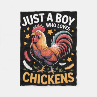 Couverture Polaire Poulet garçons