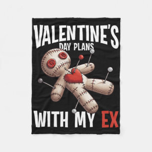 Couverture Polaire Poupée vaudou d'ex-amant Plan de la Saint-Valentin