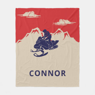 Couverture Polaire Pour les motoneigistes Motoneige Graphique Personn