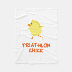 Couverture Polaire Poussin de triathlon