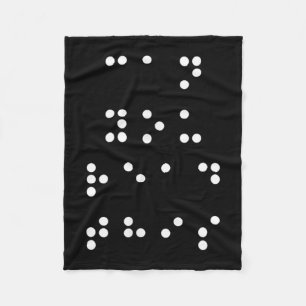 Couverture Polaire Pouvez-Vous Lire Ce Braille Aveugle Lire Écrire En