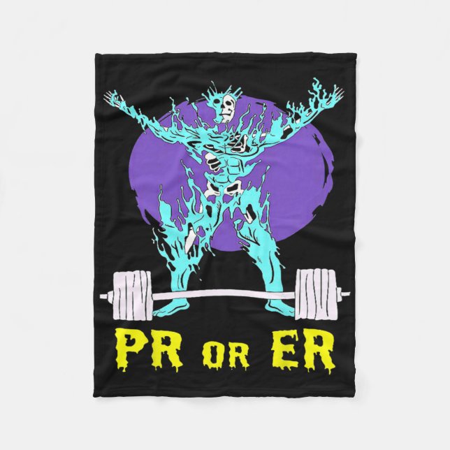 Couverture Polaire Pr Ou Er Gym Poids Bodybuilding Musclebuil (Devant)