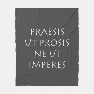 Couverture Polaire Praesis ut prosis ne ut impéres