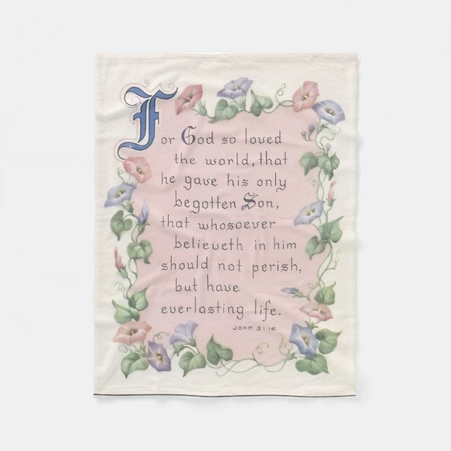 Couverture Polaire Prayer baby Fleece Blanket (Devant)