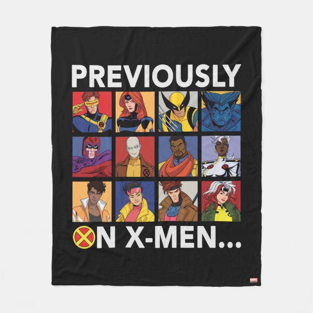 Couverture Polaire "Précédemment Sur X-Men..." (Devant)