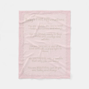 Couverture Polaire Premières affiliations de bébé Paroi de pépinièr