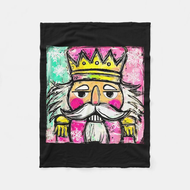 Couverture Polaire Preppy Nutcracker Christmas Girly Xmas Costume Kid (Devant)