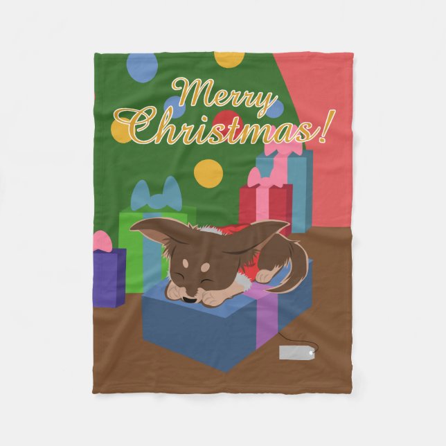 Couverture Polaire Présence de chiot (Devant)