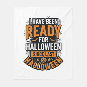 Couverture Polaire Prêt pour Halloween Vintage Chemise Épouvante Desi