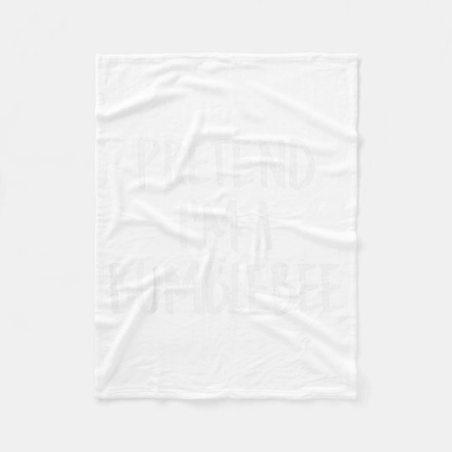 Couverture Polaire Pretend I'm A Bumblebee Family Funny Halloween Par (Devant)