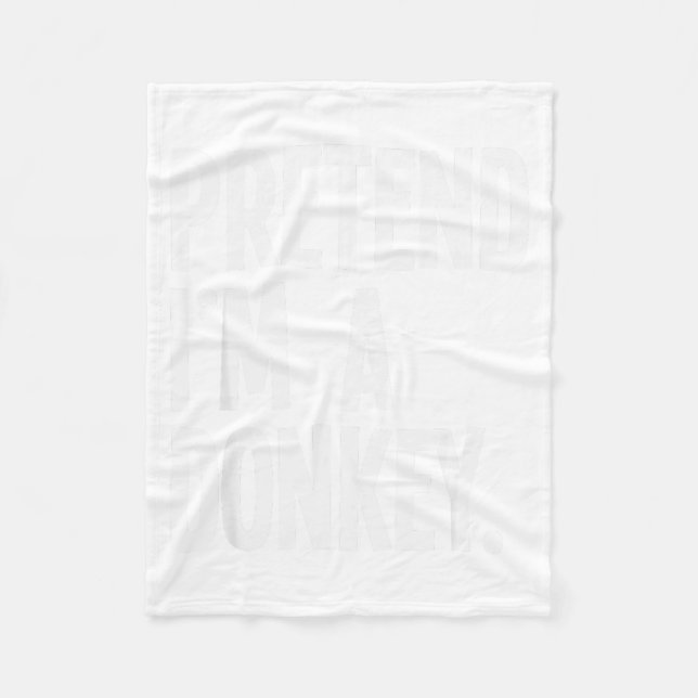 Couverture Polaire Pretend I'm A Funny Halloween Party Costume  (Devant)