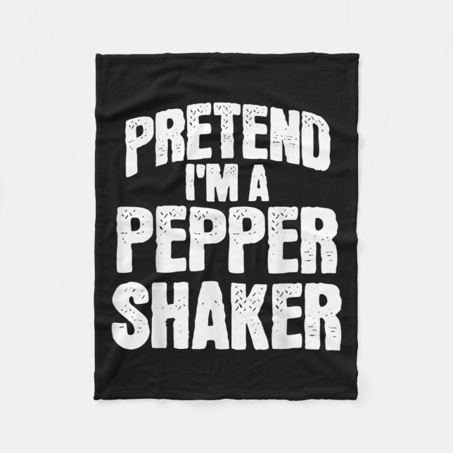 Couverture Polaire Pretend I'm Pepper Shaker Funny Matching Halloween (Devant)
