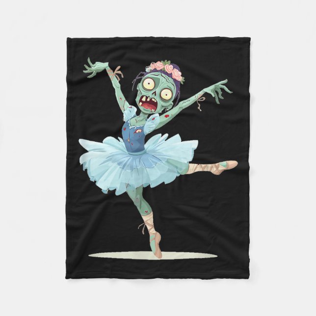 Couverture Polaire Pretty Ballerina Zombie Costume  (Devant)