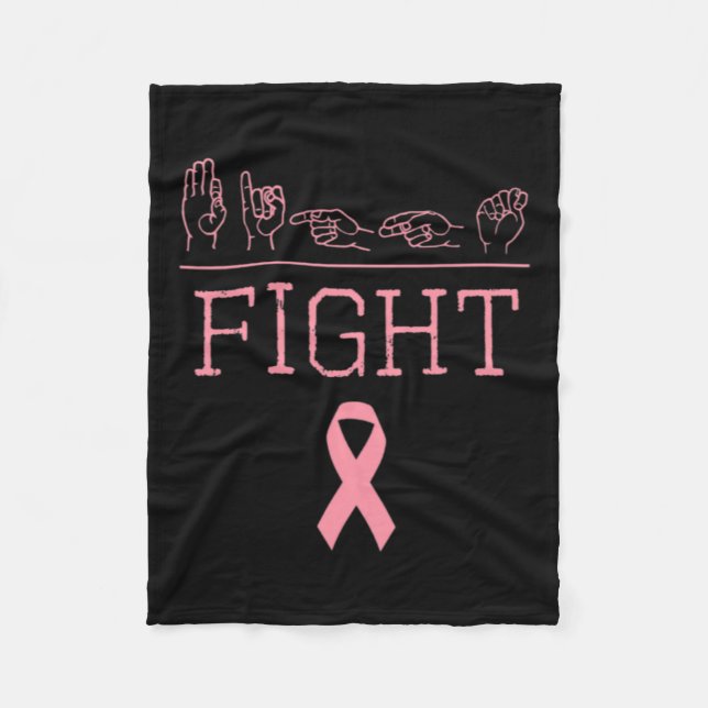 Couverture Polaire Pride Asl Lutter Contre Le Cancer Du Sein Sensibil (Devant)