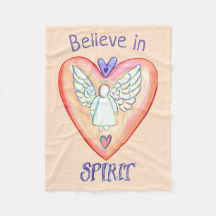 Couverture Polaire Prière Esprit Angel Blanket