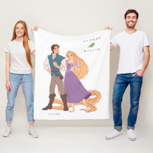 Couverture Polaire Princess Rapunzel & Flynn Mariage
