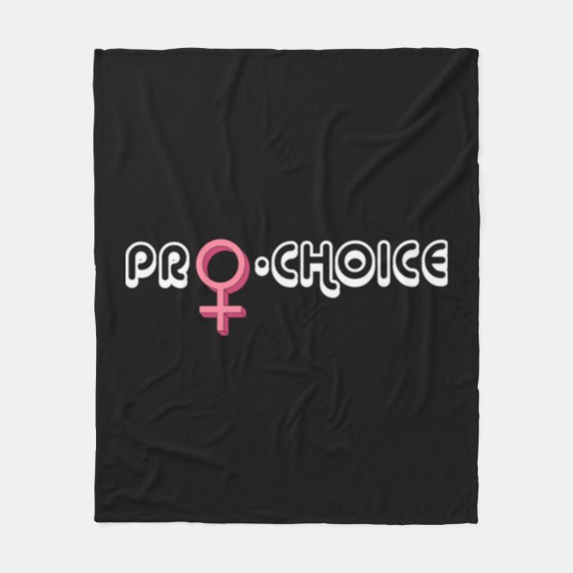 Couverture Polaire Pro Choice Roe v Wade Santé des femmes (Devant)